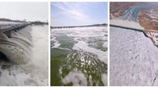 Перелив на водохранилище в СКО достиг рекорда