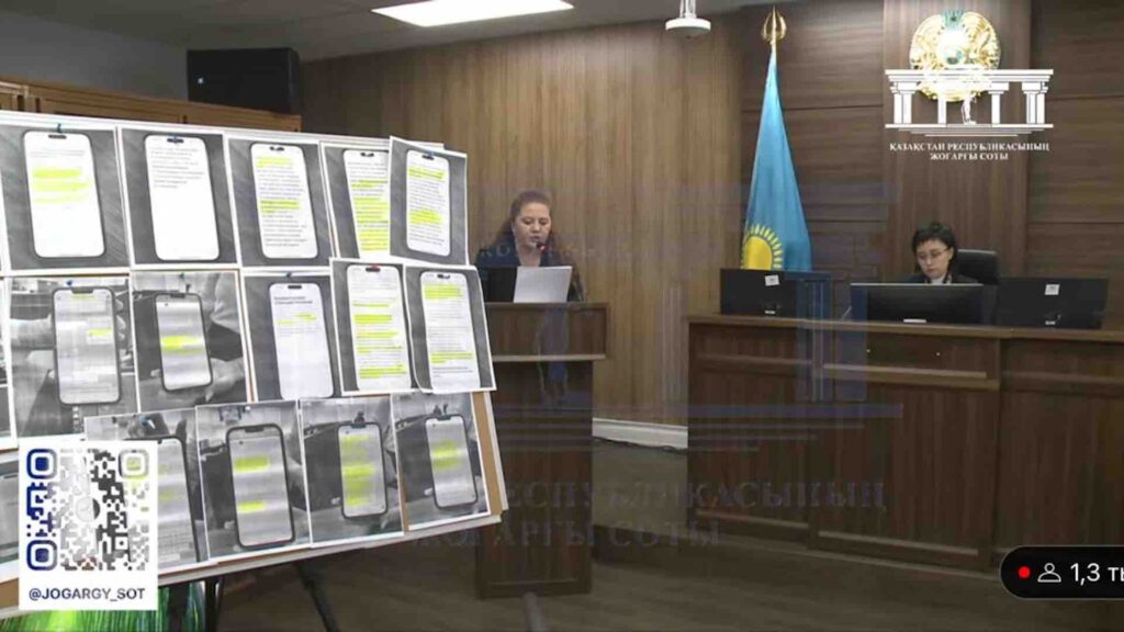 Кадр из прямой видеотрансляции