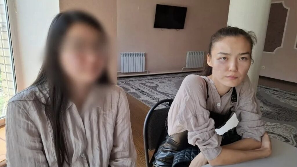 Карина Мамаш в Кризисном центре в Астане