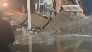 В поселке Индербор зафиксирован разлив паводковой воды  