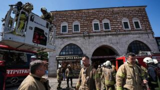 В Стамбуле произошел пожар