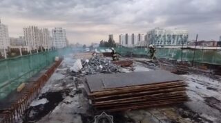 Столичные огнеборцы ликвидировали возгорание на ЛРТ 