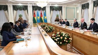 Прошли переговоры президентов Казахстана и Гвинеи-Бисау