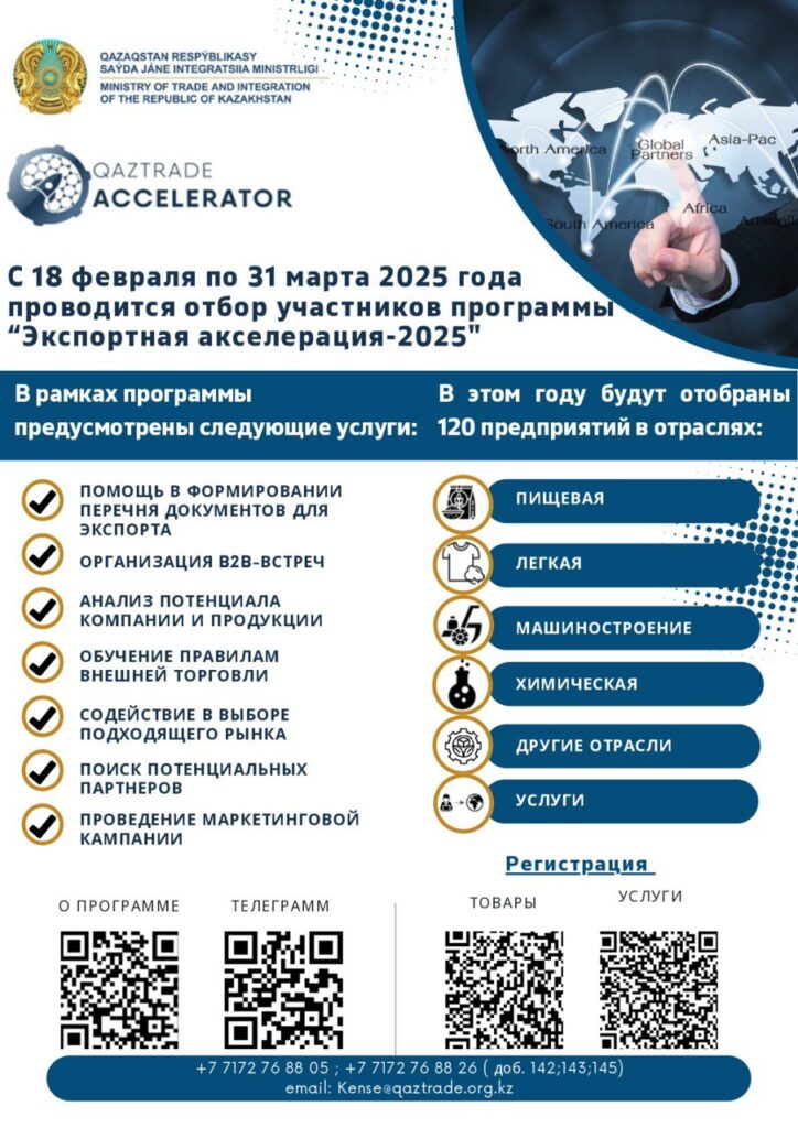 Программа «Экспортная акселерация – 2025»