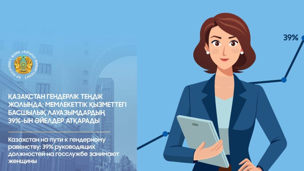 Иллюстрация — Казахстан на пути к гендерному равенству: 39% руководящих должностей на госслужбе занимают женщины