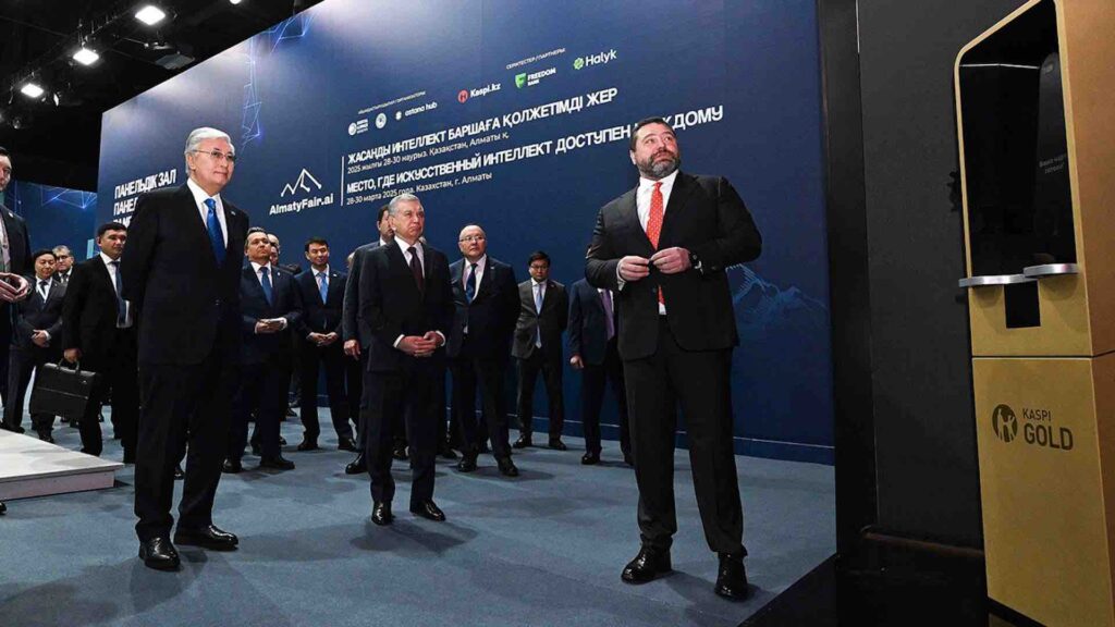 Касым-Жомарт Токаев, Шавкат Мирзиёев и Михаил Ломтадзе