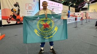 Костанайский гвардеец стал призёром международного турнира по гиревому спорту