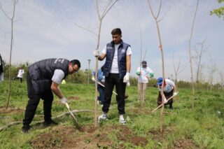 «Таза Қазақстан» в Алматы: более 2000 участников очистили город и высадили деревья дружбы