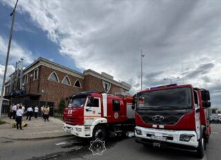Пожар в кафе Астаны: людей спасали с крыши