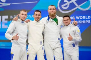 Военнослужащие Национальной гвардии МВД РК впервые в истории завоевали бронзу чемпионата мира по фехтованию