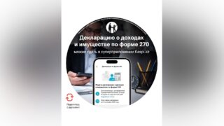 Декларация о доходах и имуществе по форме 270: ее можно сдать в приложении Kaspi.kz