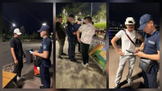На озере Сайран усилили патрулирование для поддержания порядка