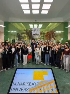 В Maksut Narikbayev University состоялась встреча студентов с представителем Нацгвардии