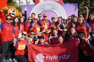 FlyArystan объединил города Казахстана на Almaty Marathon 2025