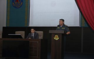 Представители ЦАРКА провели информационный час в Национальной гвардии МВД РК