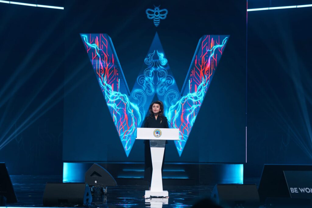 Аида Балаева. Фото: пресс-служба Центрально-Азиатского форума BeWoman Asia 2025