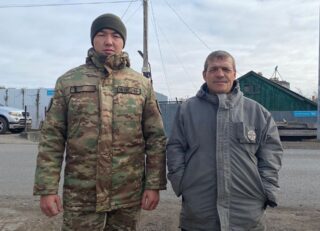 Военнослужащие Национальной гвардии спасли утопавшего человека