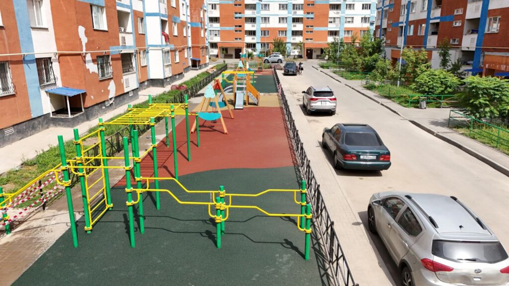 Иллюстрация — Алатауский район Алматы преображается: 31 общественное пространство и 16 дворов обновлены по программе «Бюджет народного участия»
