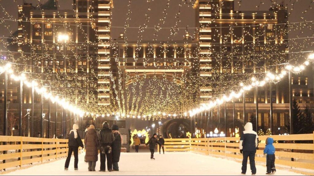 Иллюстрация — Горки, катки и новогодние елки: где в Астане расположены главные зимние локации