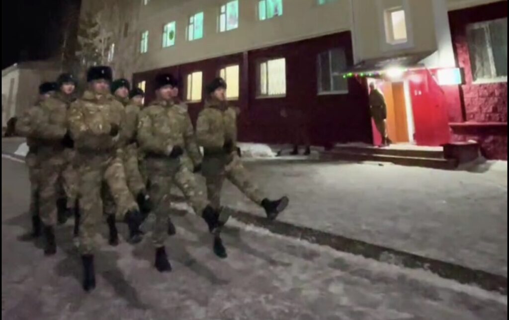 Фото: Скриншот из видео Национальной гвардии МВД РK
