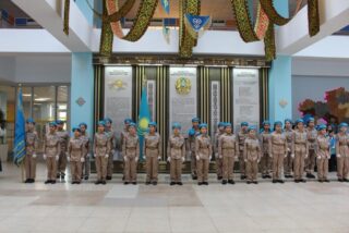 В Алматы торжественно открыт «Класс Мужества» имени героев Национальной гвардии