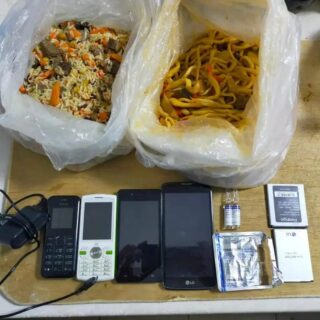 Военнослужащие Национальной гвардии МВД РК пресекли две попытки проноса запрещённых предметов в учреждения УИС