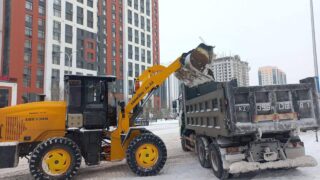 В Астане коммунальные службы работают в усиленном режиме из-за снегопада