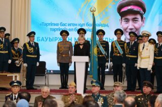 Патриотизм начинается со школы: Национальная гвардия и столичная  школа объединились ради памяти героя