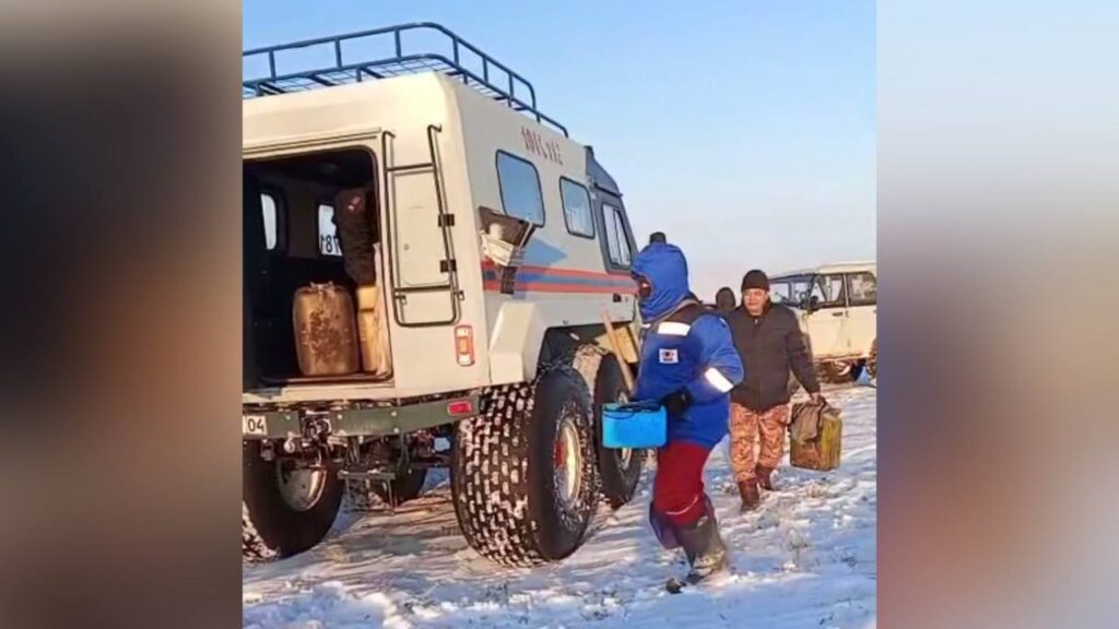 Иллюстрация — Трёх человек спасли из снежного заноса в Актобе