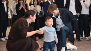 Александр Бублик провел обряд «тұсау кесу»