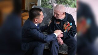 Ветеран Великой Отечественной войны Василий Григораш отметил 100 лет в Павлодаре