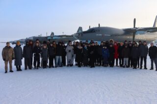 Будущие защитники Отечества ознакомились с деятельностью авиационной базы Национальной гвардии