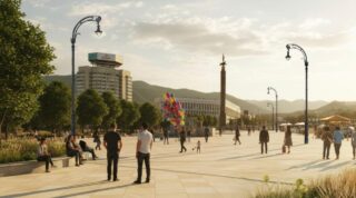 В Алматы обновят улицу Сатпаева: зеленые деревья, новое освещение и безопасная среда