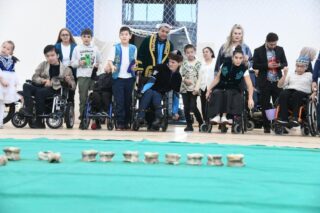 В столице провели инклюзивный турнир по национальной игре асық ату