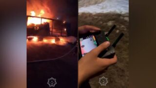 Акмолинские спасатели оперативно ликвидировали пожар и нашли потерявшегося человека