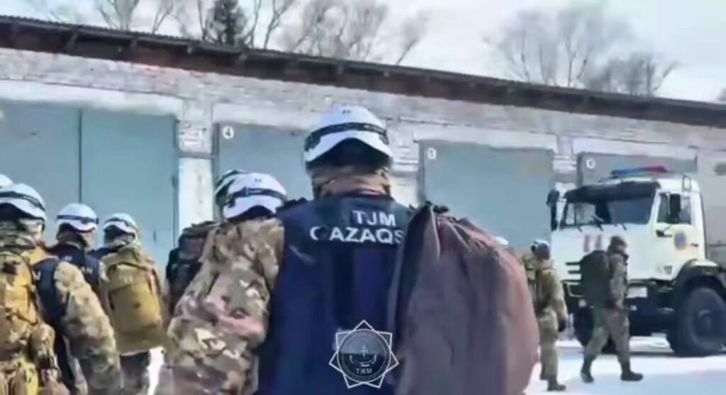 Скриншот из видео МЧС Казахстана