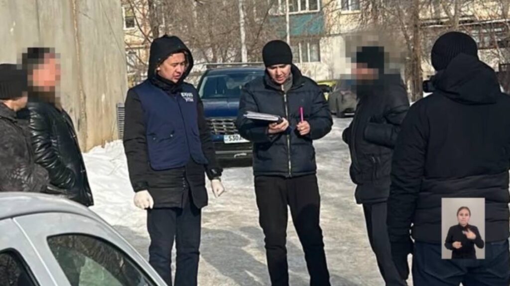 Скриншот из видео МВД Казахстана