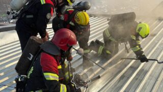 Пожар возник в одном из зданий в Алматы