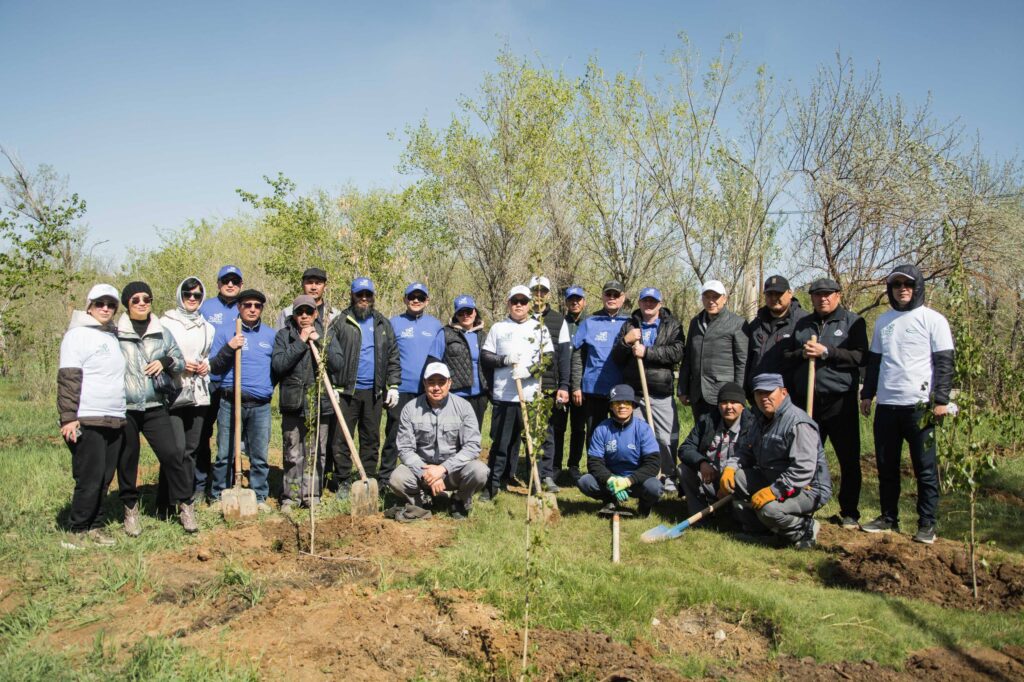 Иллюстрация — Шахтеры и металлурги высадили 150 деревьев в Жезказгане в рамках акции «Таза Қазақстан»
