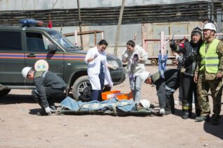 Казахмыс провёл учения по ликвидации возгорания на руднике