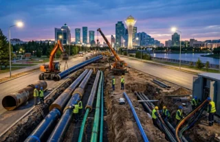 Более 4,5 млрд тенге направят на обновление тепловых, электрических и водопроводных сетей Астаны