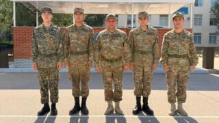 Гвардейцы оказали первую помощь пострадавшим в ДТП в Алматинской области
