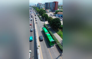 В Алматы отменят выделенную полосу на улице Саина: важные подробности