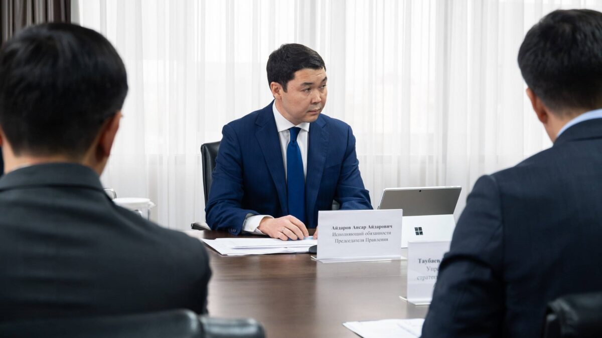 Ансар Айдаров. Фото: Официальный Telegram-канал Фонда «Самрук-Қазына»