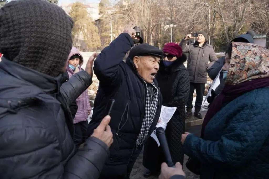 В Алматы состояллся митинг