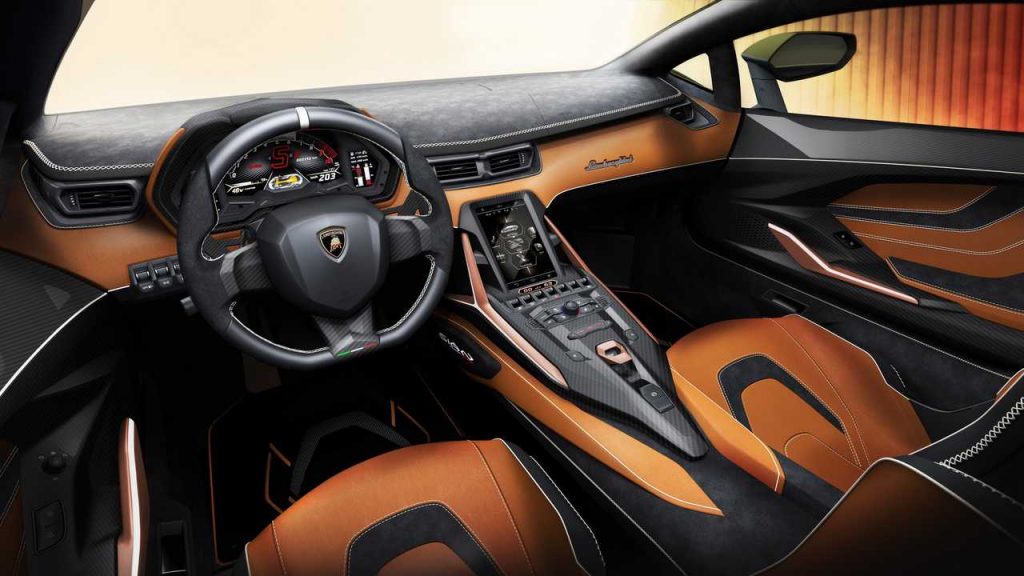 Lamborghini Sian - interior