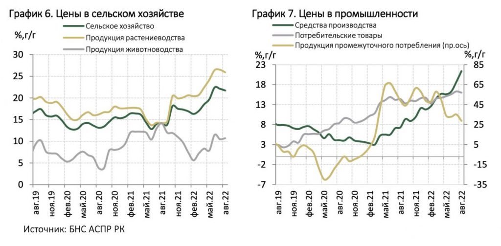 Инфляция в августе - продукты подорожали на 20,8%, непродовольственные товары - до 15,5% - bizmedia.kz