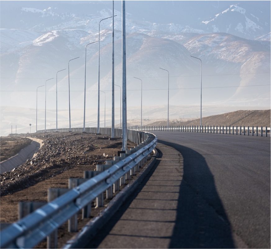 Источник фото: МИИР РК. Автомобильная дорога, которая проходит от Кыргауылды, поселка, расположенного в окрестностях Каскелена Алматинской области, до Кызыл-кайрата, соседнего поселка вблизи Талгара