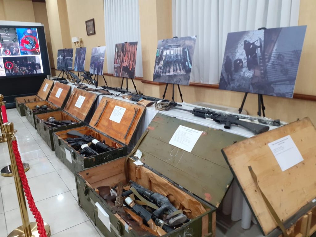 Глава МВД об использовании силовиками в январские беспорядки огнестрельного оружия