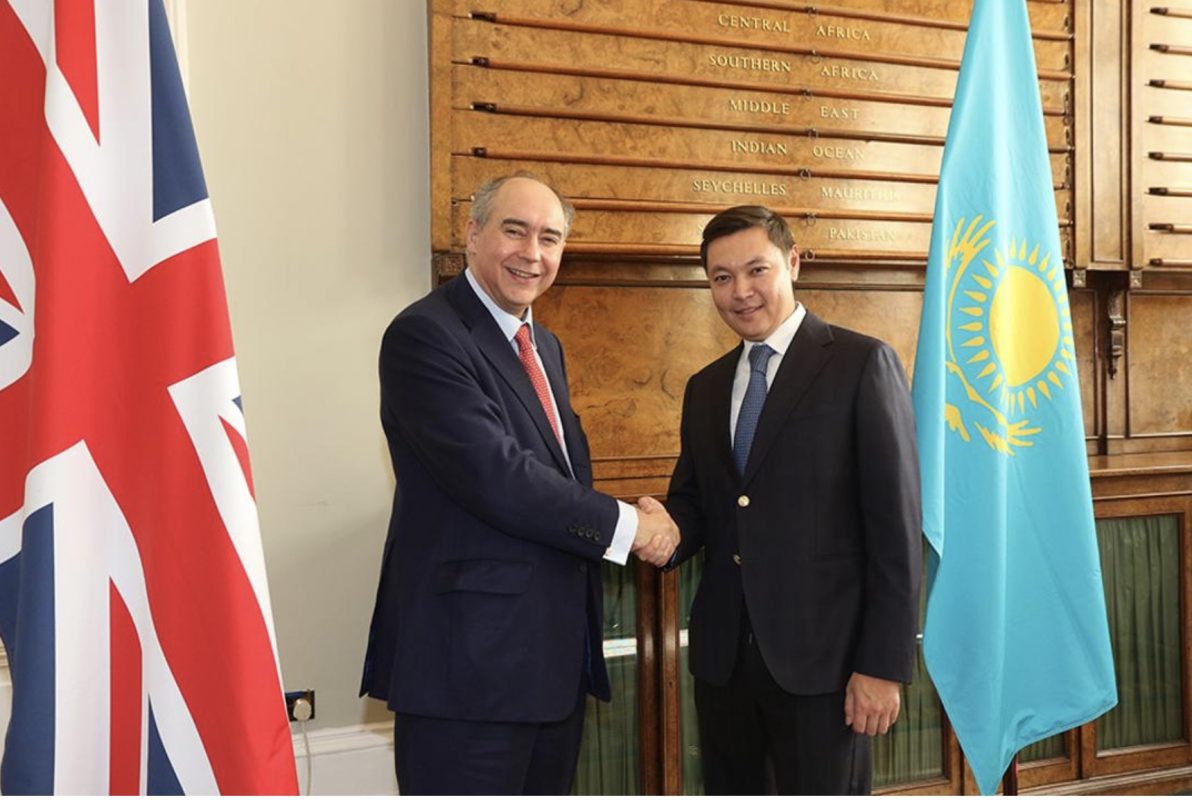 Казахстан и Великобритания обязуются укреплять экономические, торговые связи